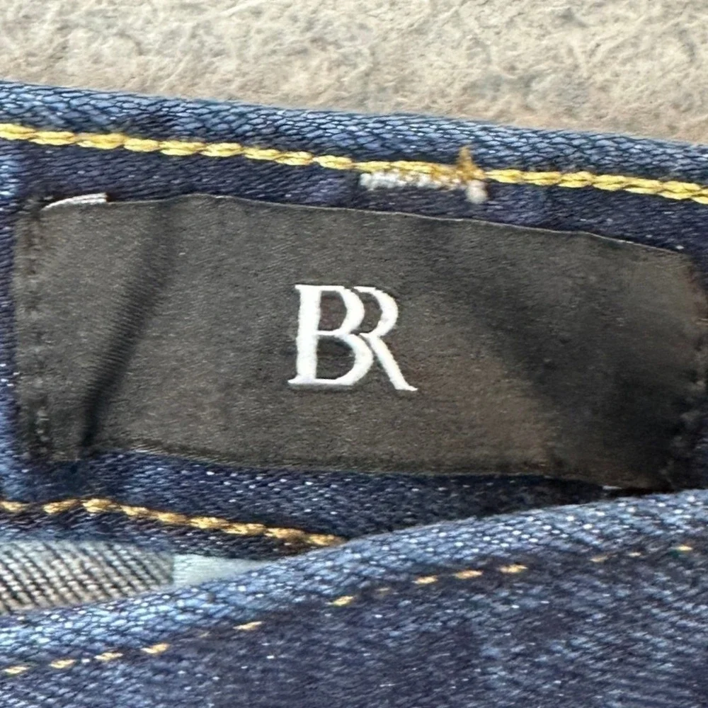 Banana Republic Jeans Mens 38X30 Slim Traveler Denim Blue Dark Wash Stretch EUC